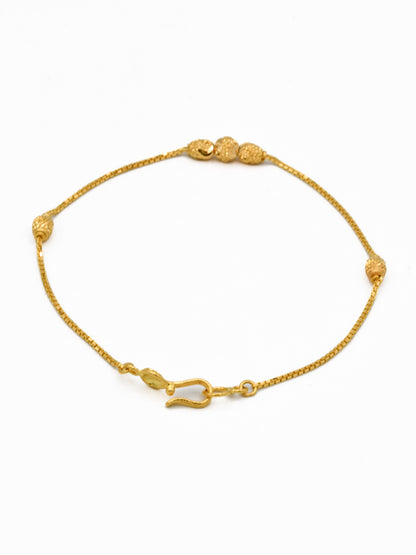 22ct Gold Ball Bracelet