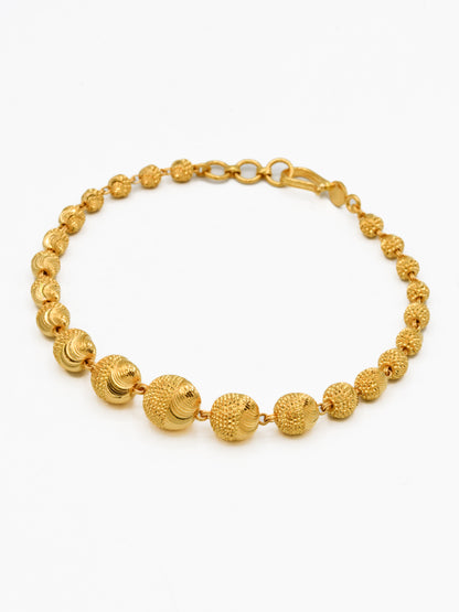 22ct Gold Ball Bracelet