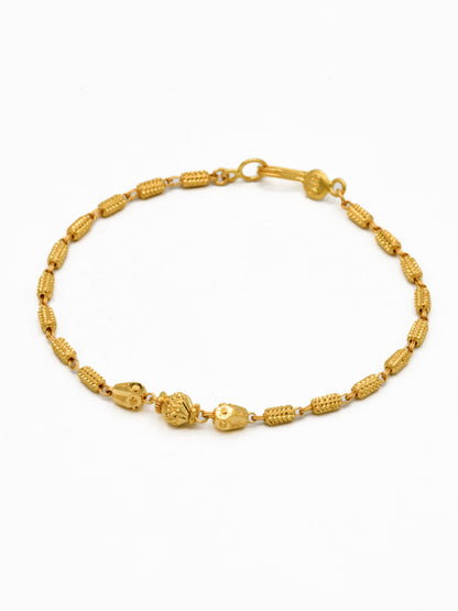 22ct Gold Ball Bracelet