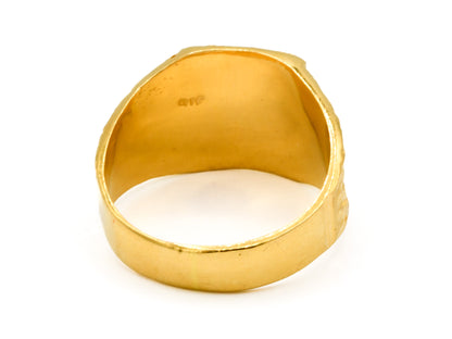 22ct Gold Mens Ring - Roop Darshan