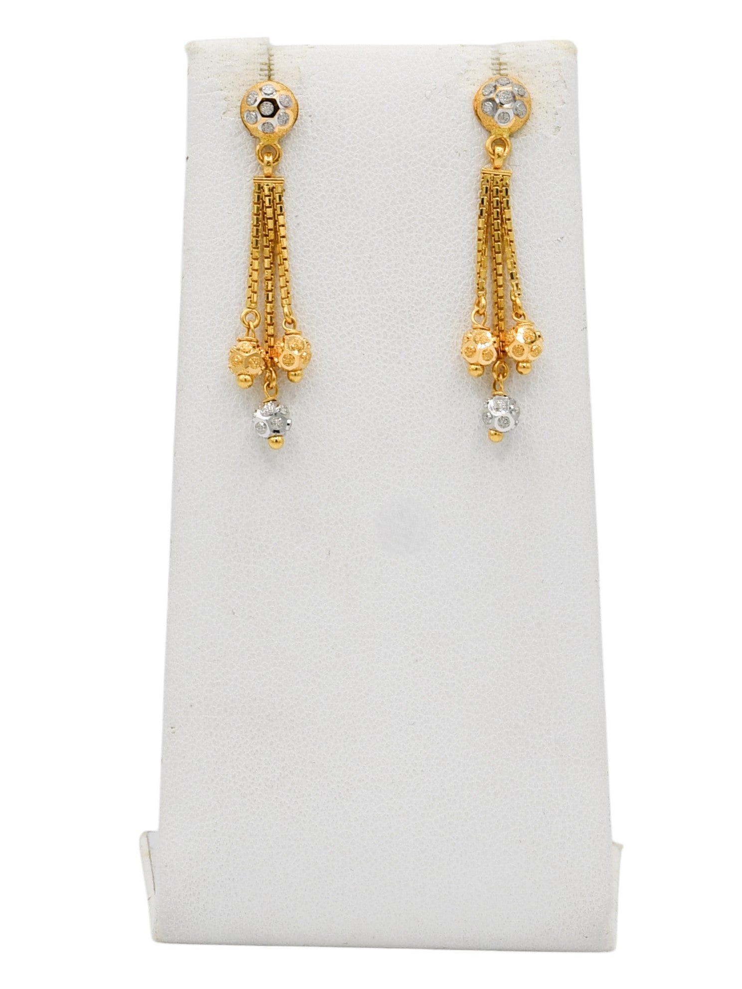 22ct Gold Two Tone Necklace Set