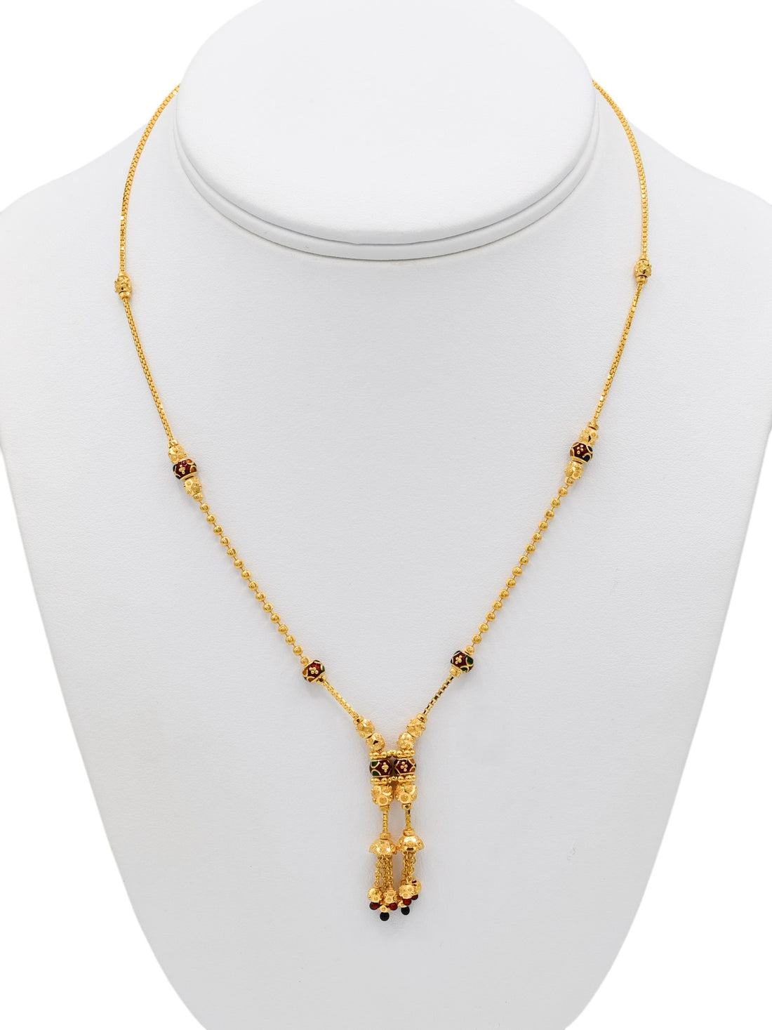 22ct Gold Mina Necklace Set