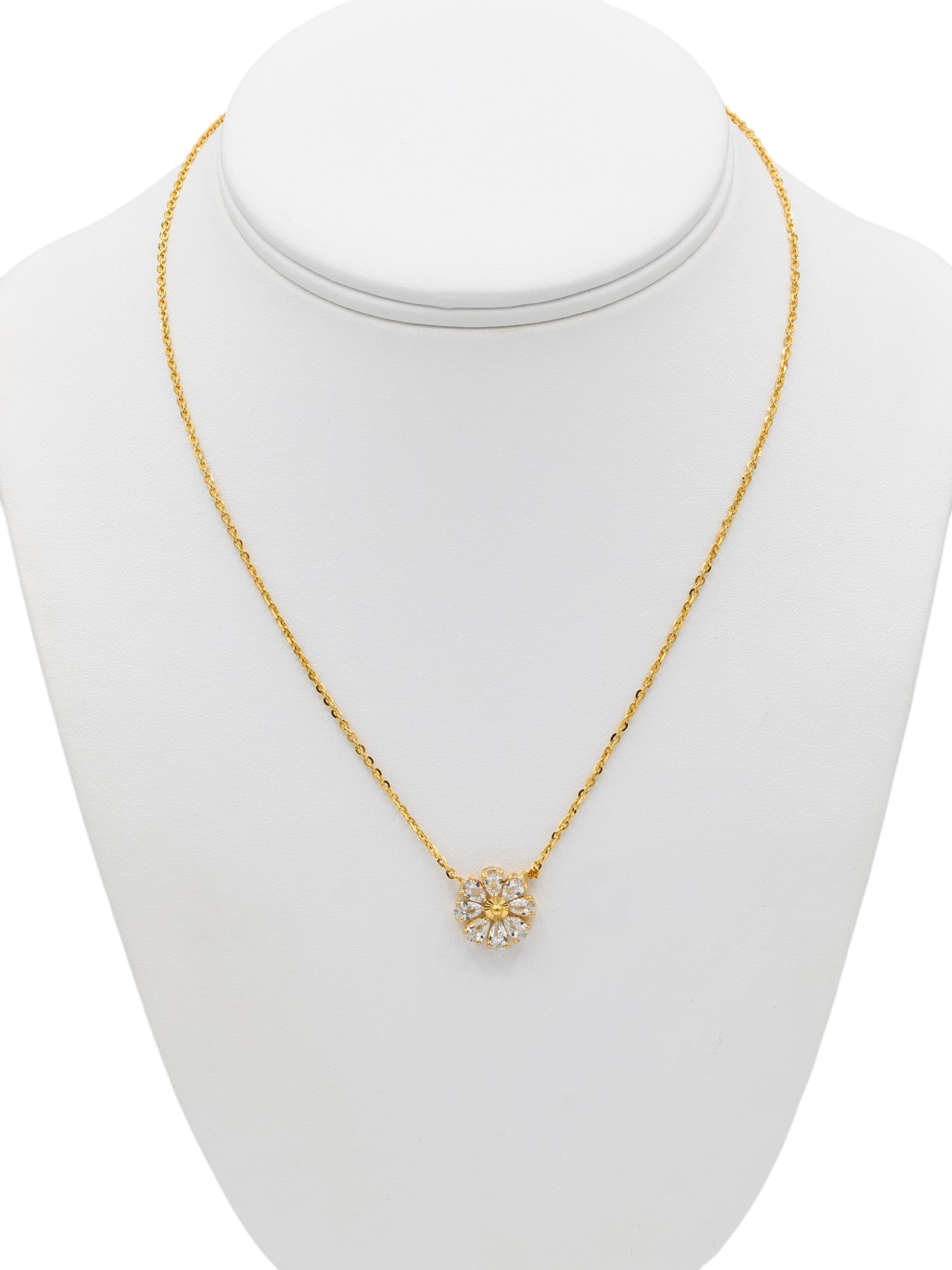 22ct Gold CZ Necklace Set