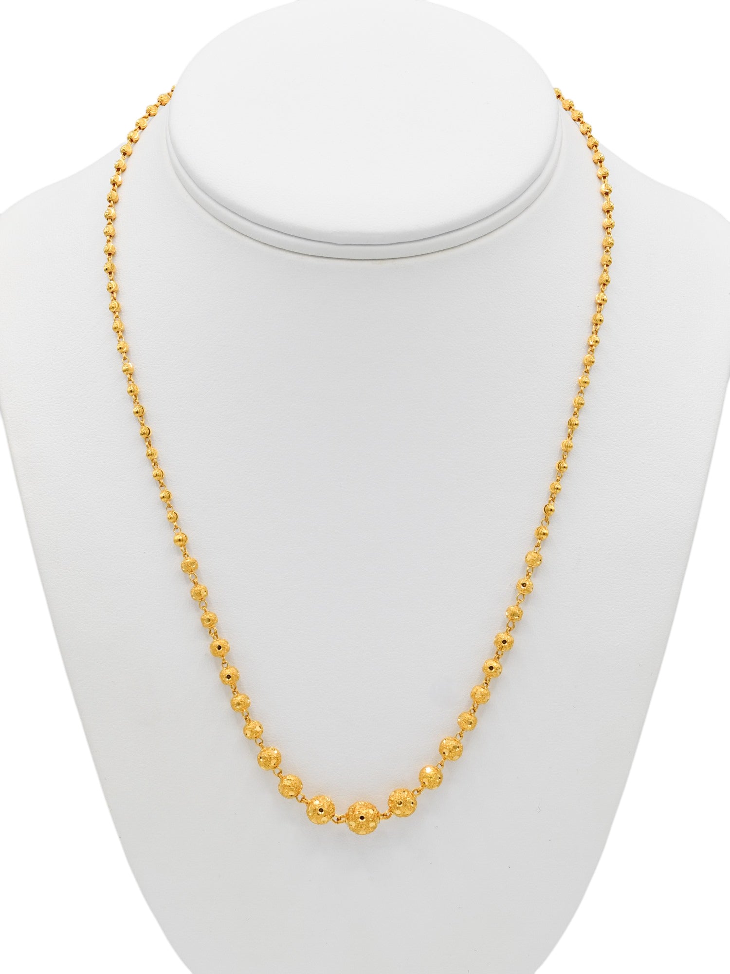 22ct Gold Ball Fancy Chain