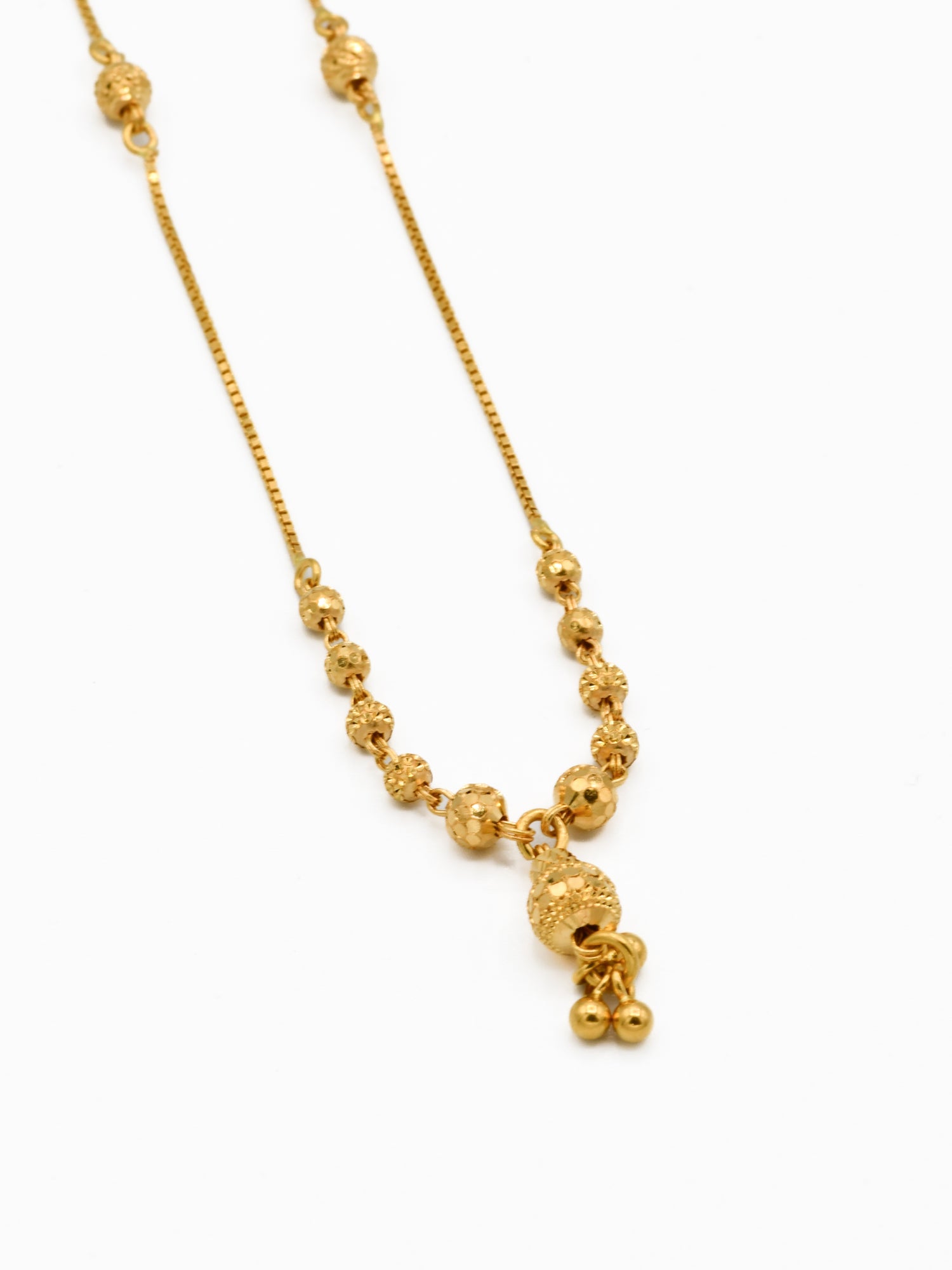 22ct Gold Ball Fancy Chain