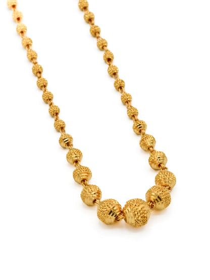 22ct Gold Ball Fancy Chain