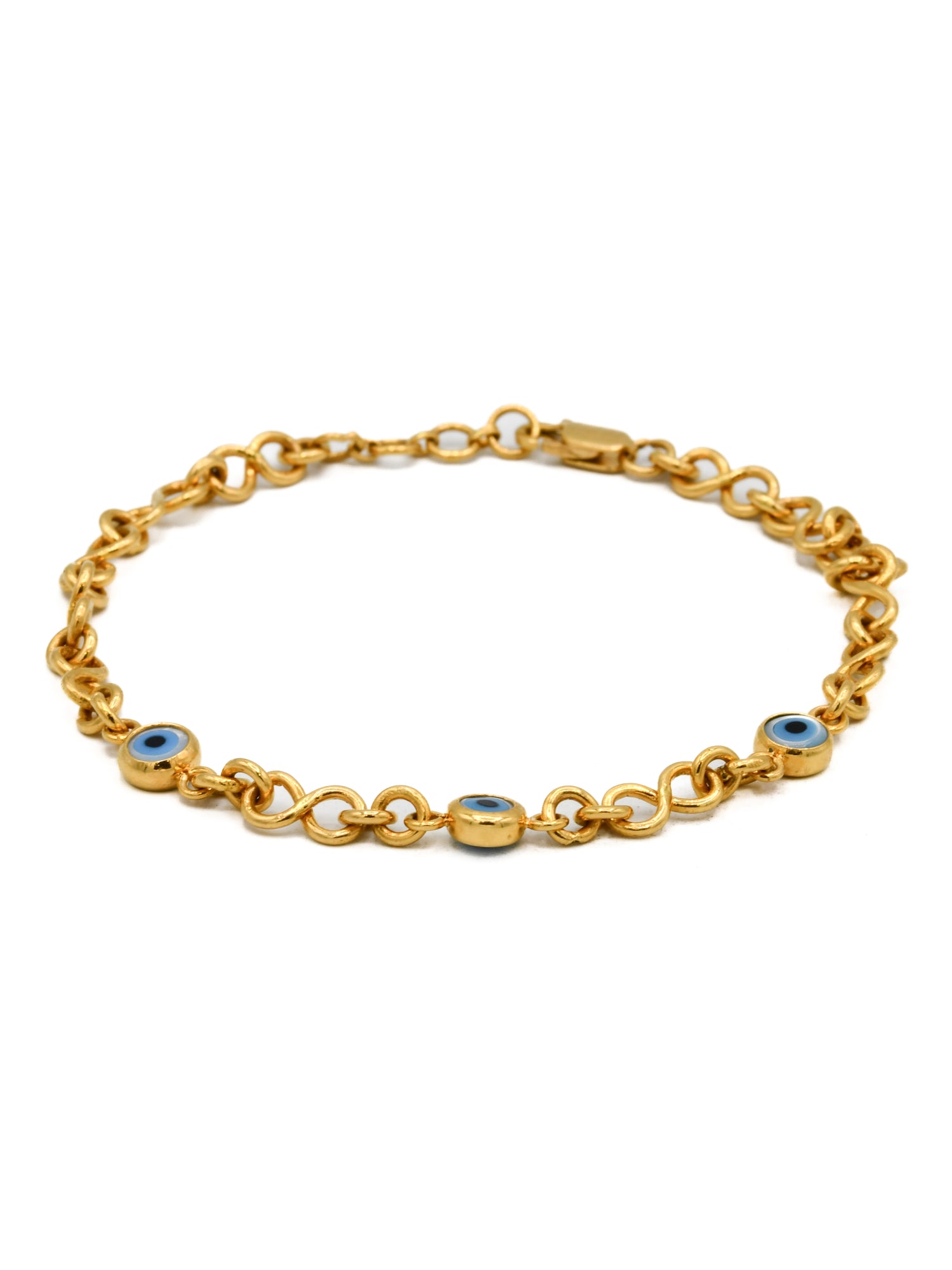 22ct Gold Evil eye Bracelet