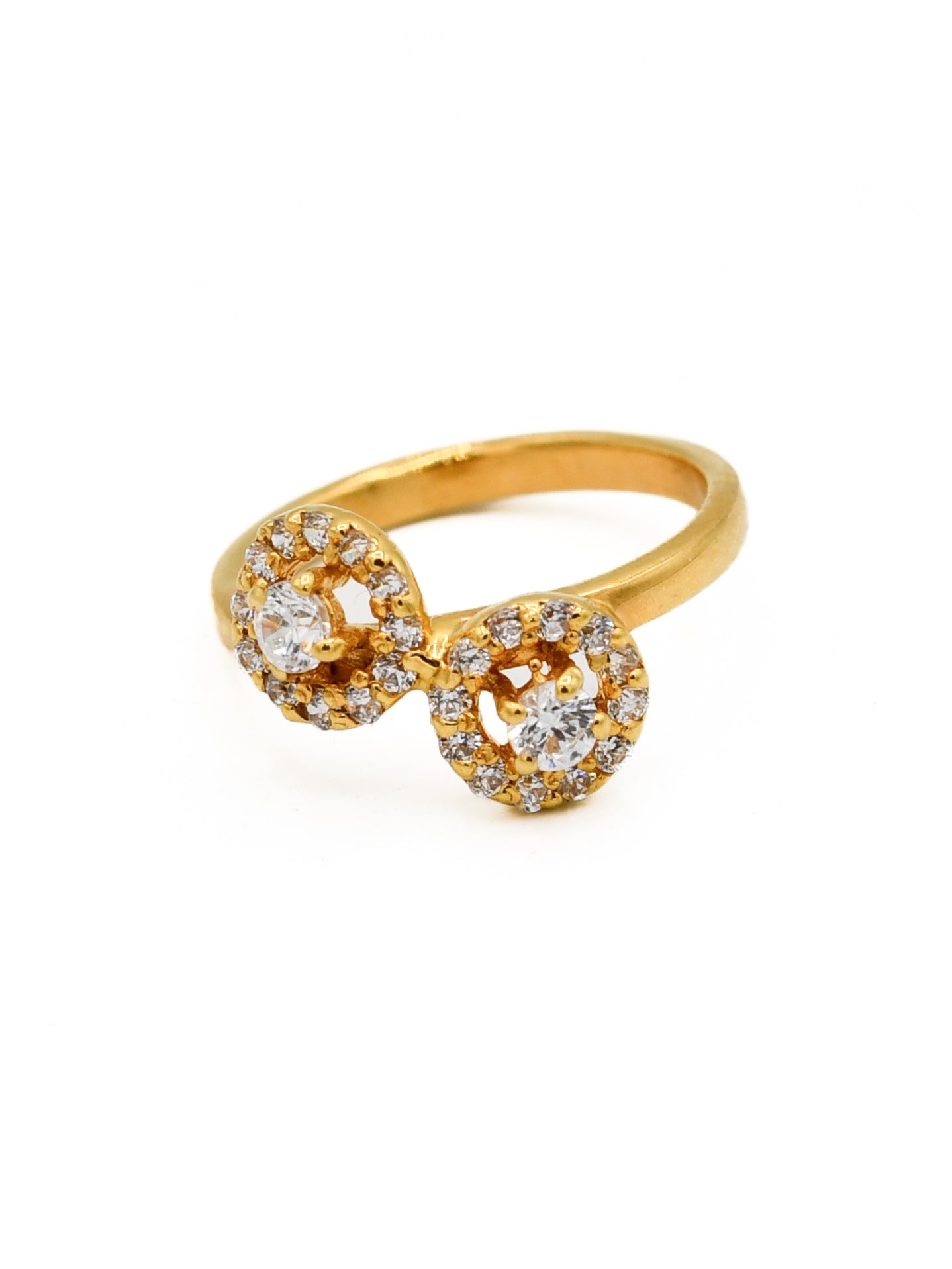 22ct Gold CZ Baby Ring