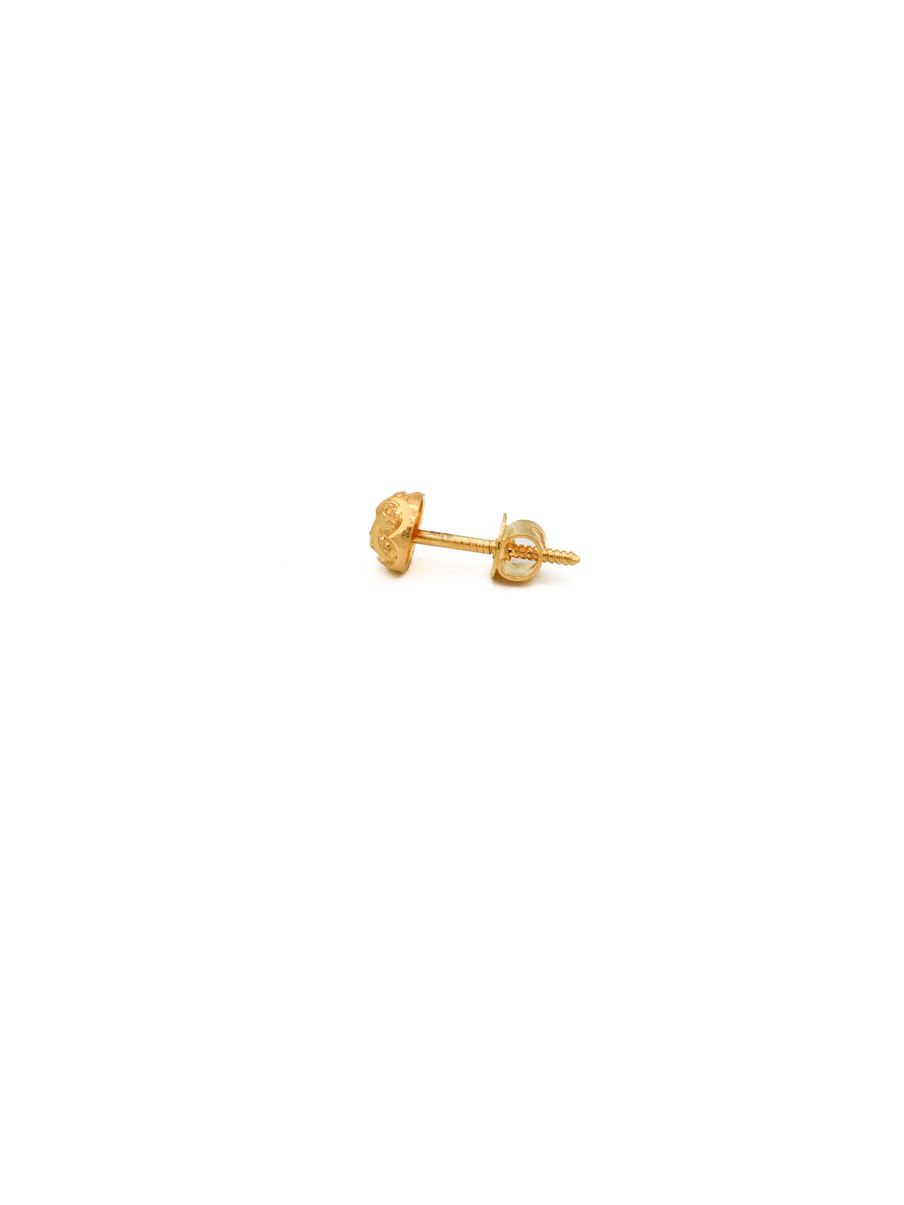 22ct Gold Ball Stud Earrings