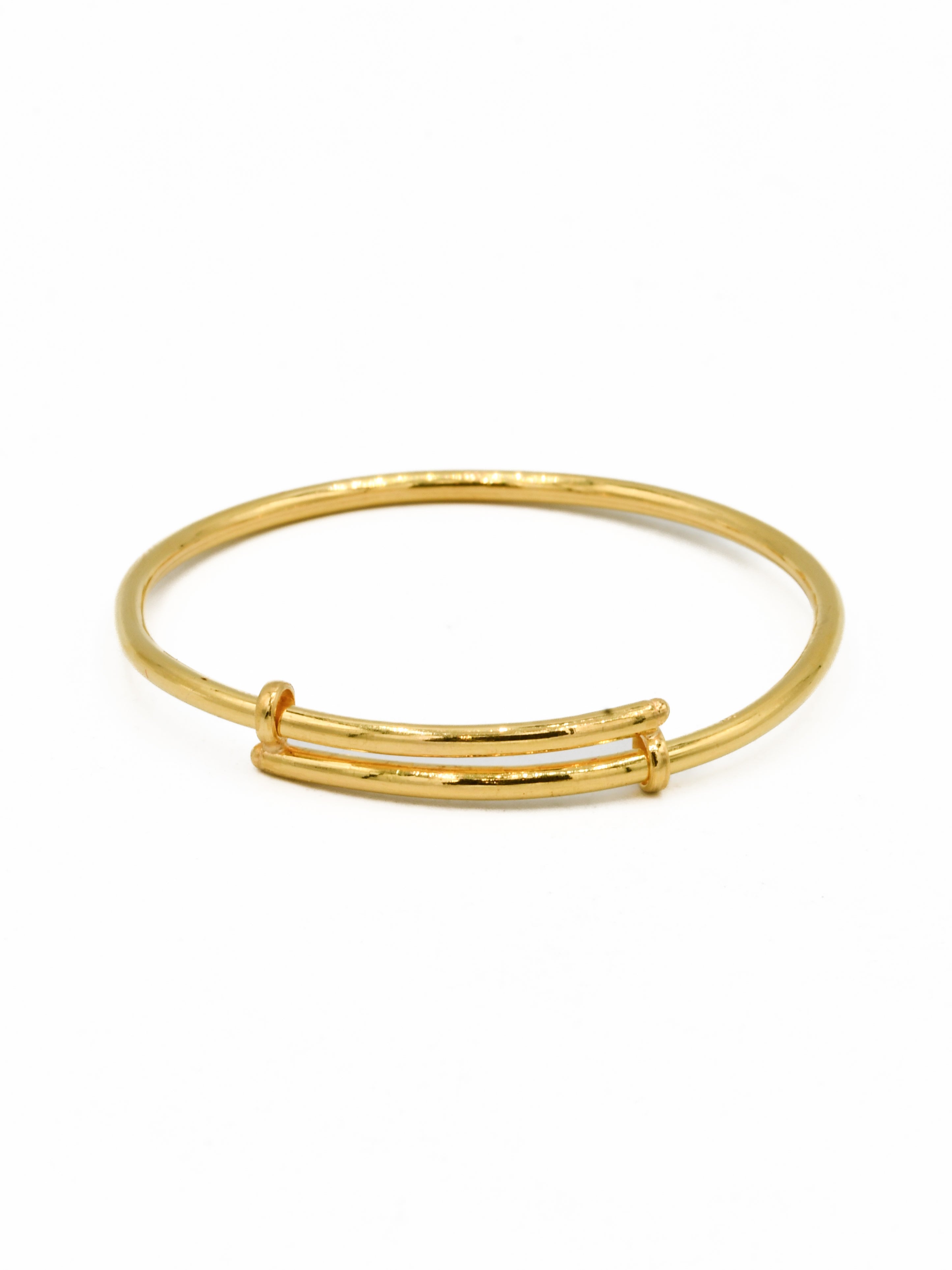 22ct Gold Adjustable Pair Baby Bangle