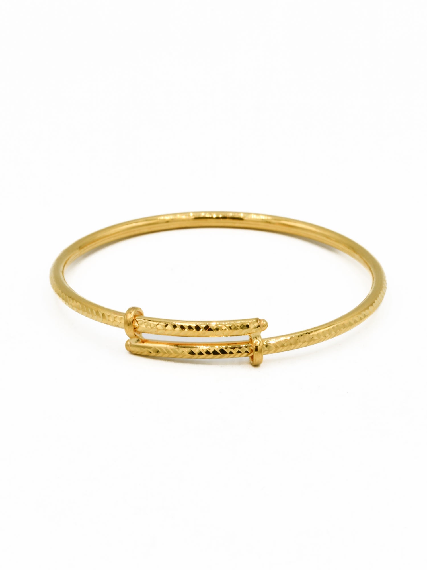 22ct Gold Adjustable Pair Baby Bangle