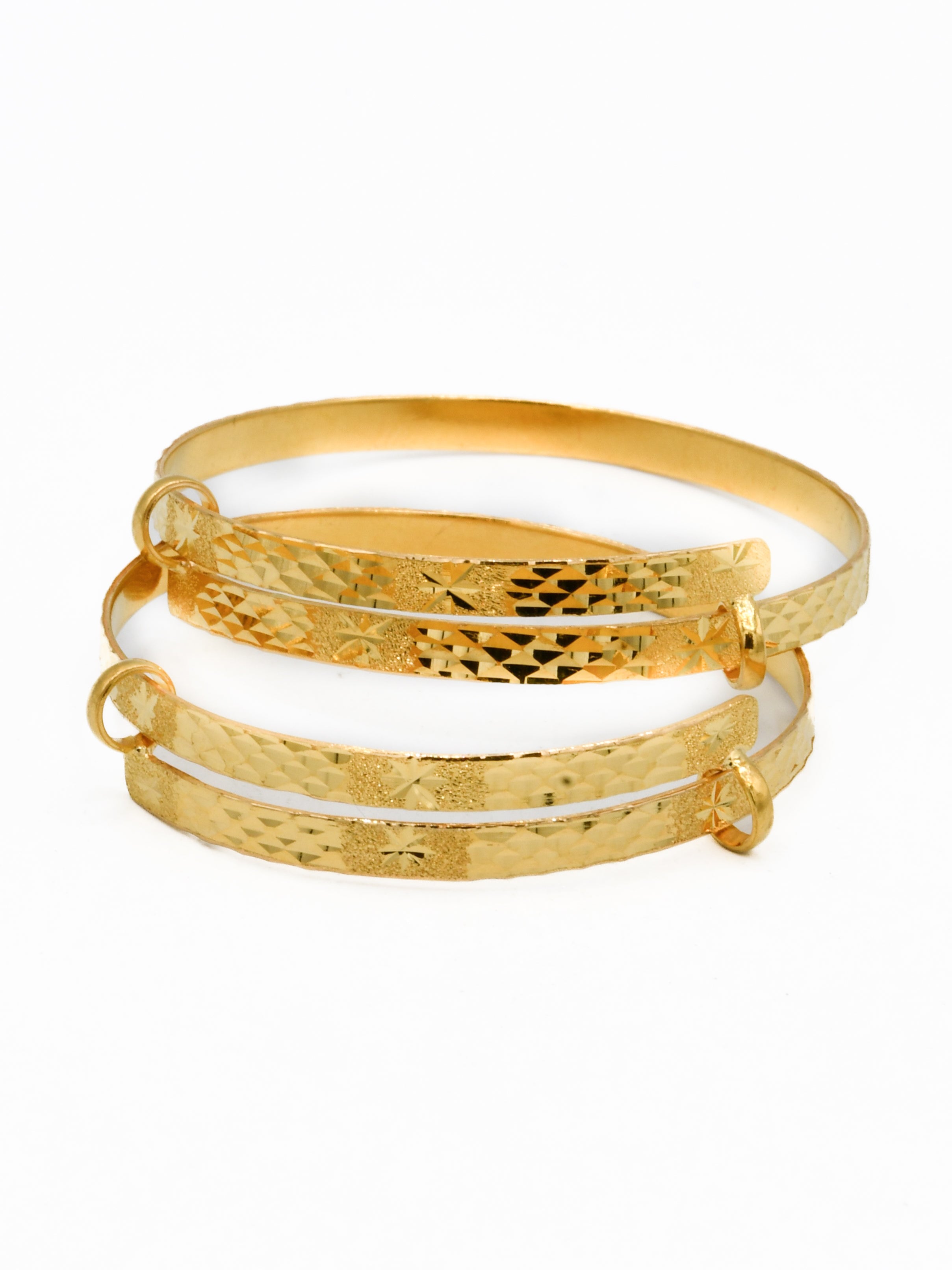 22ct Gold Adjustable Baby Bangle