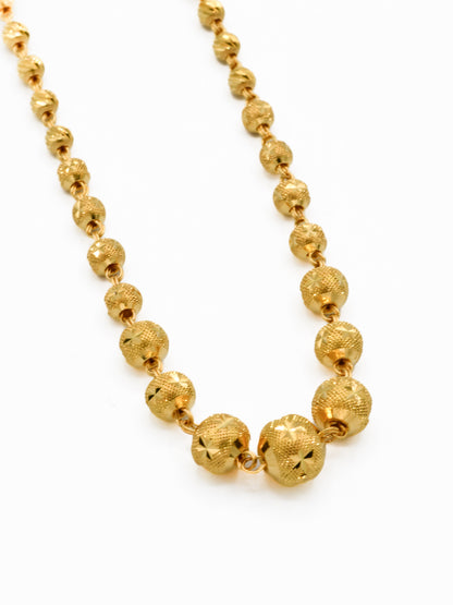 22ct Gold Ball Fancy Chain