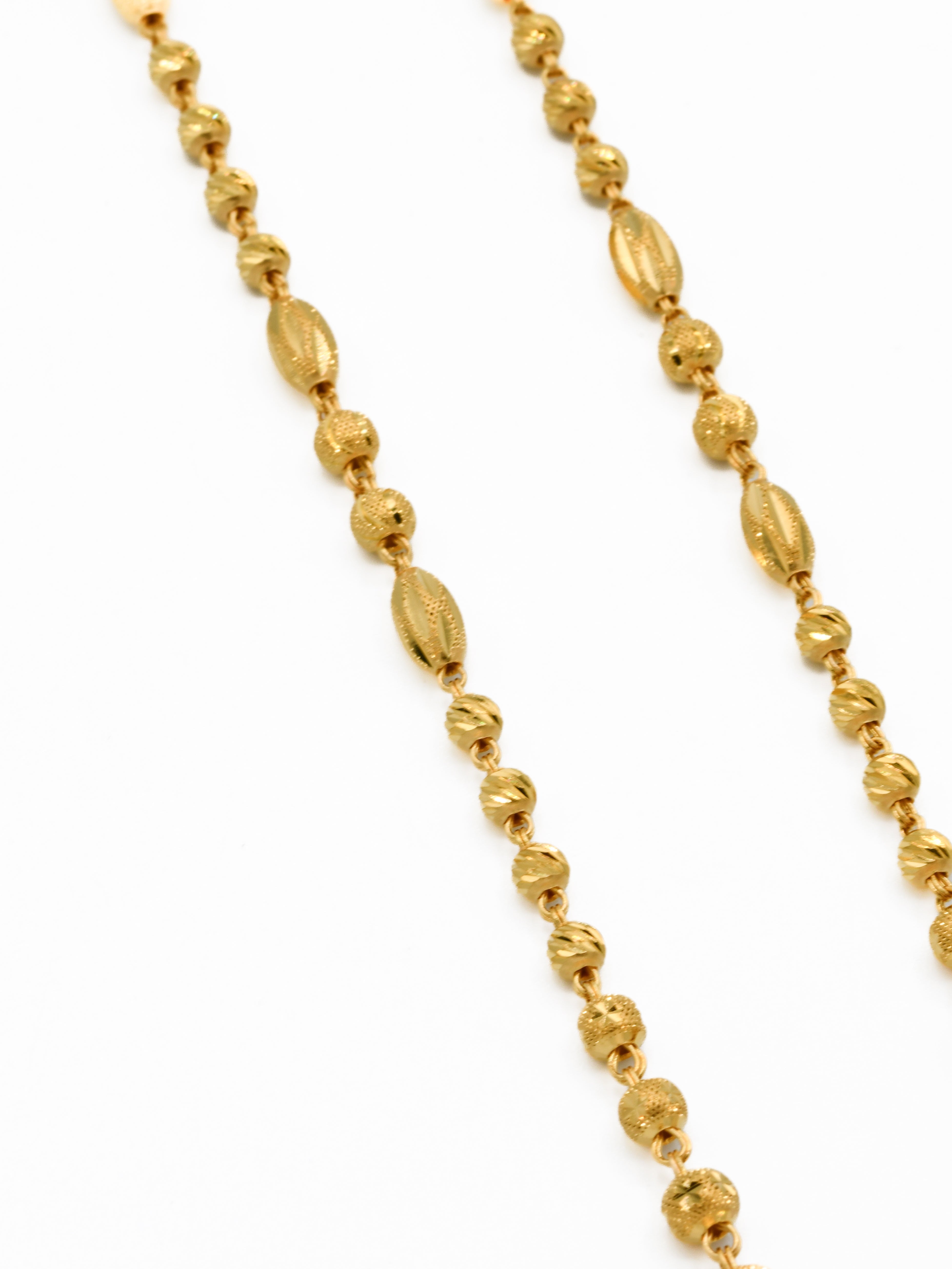 22ct Gold Ball Fancy Chain