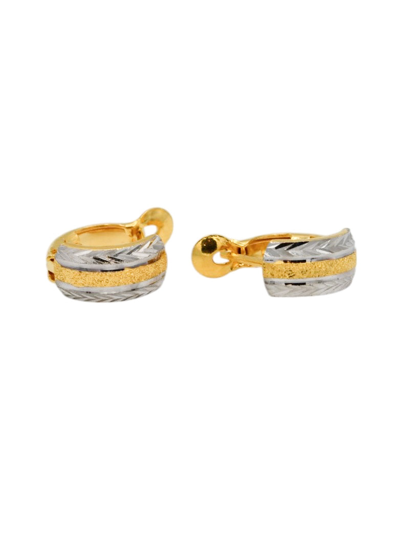 22ct Gold Two Tone Spring Bali