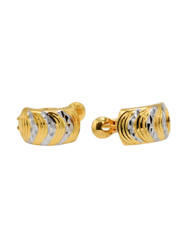 22ct Gold Two Tone Spring Bali