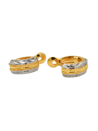 22ct Gold Two Tone Spring Bali