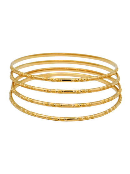 22ct Gold 4 Bangles