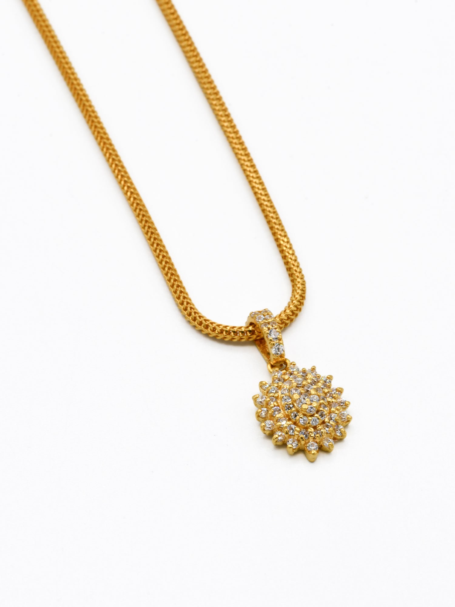 22ct Gold CZ Pendant