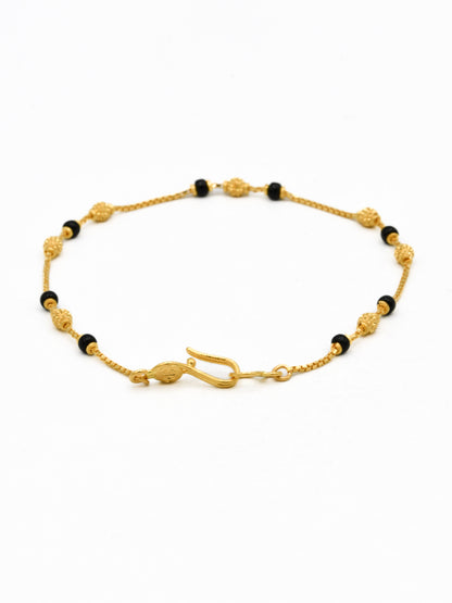 22ct Gold B/B Ball Ladies Bracelet