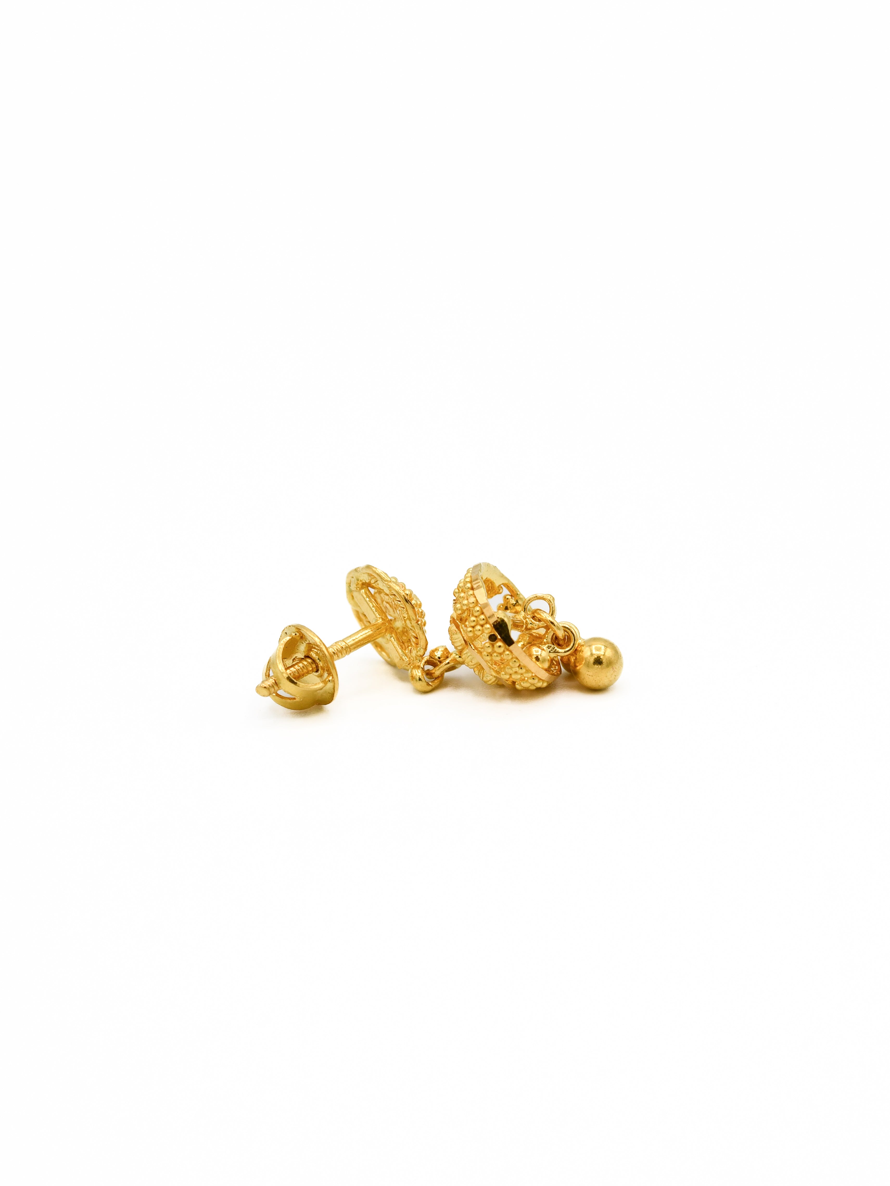 22ct Gold Jhumki Earrings