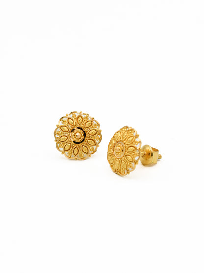 22ct Gold Stud Earrings