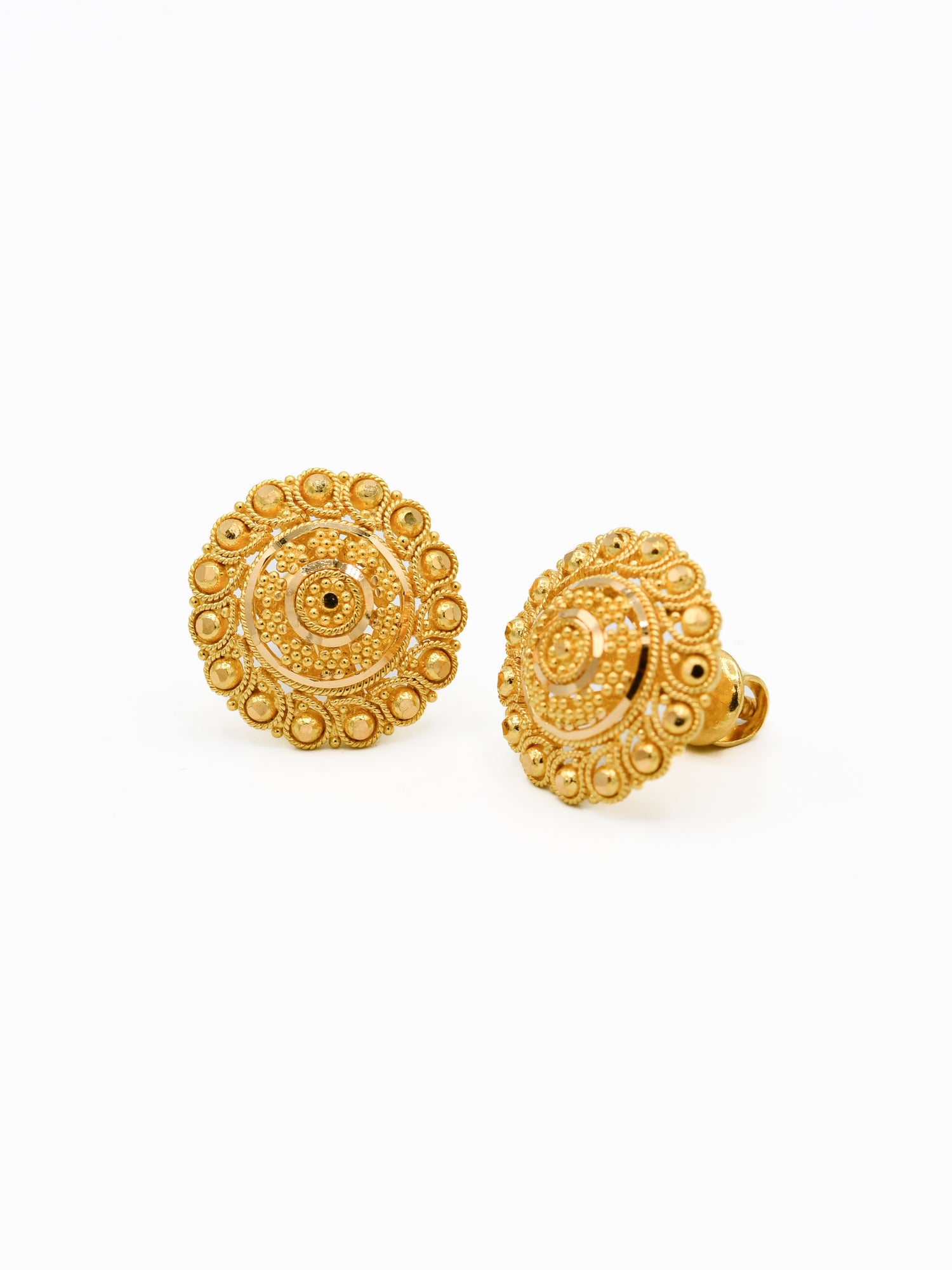 22ct Gold Stud Earrings