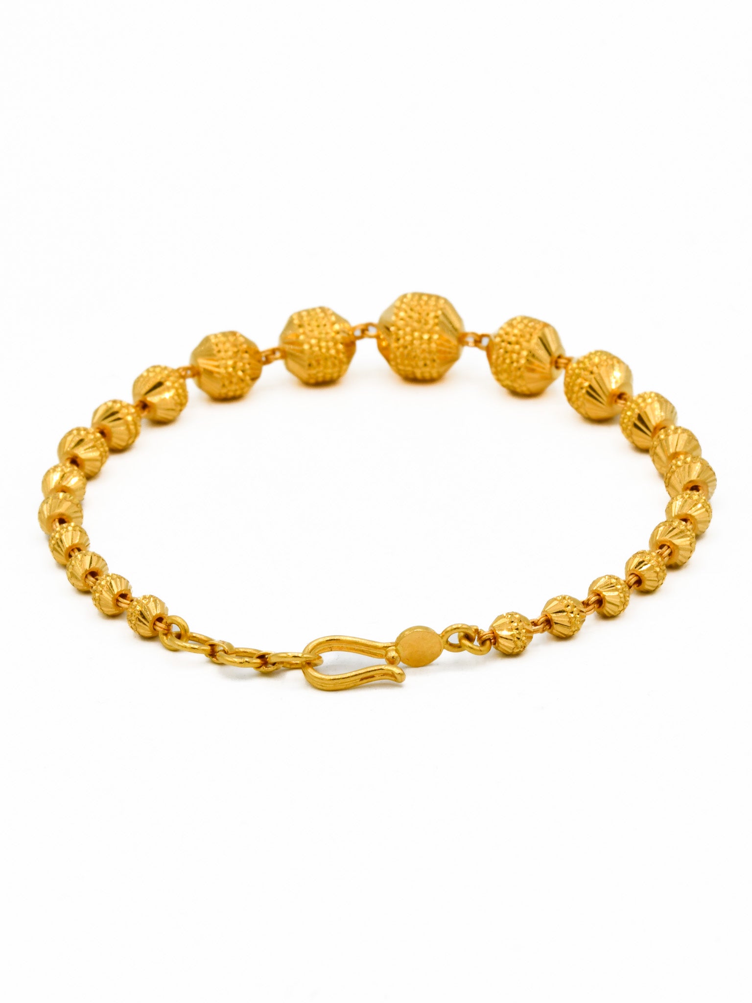 22ct Gold Ball Ladies Bracelet - Roop Darshan