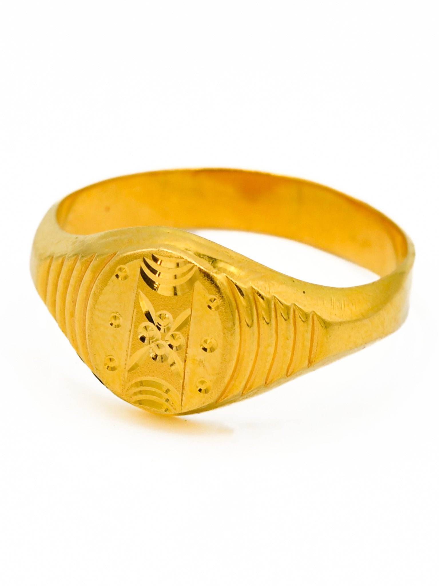 Mens gold sale ring 22ct