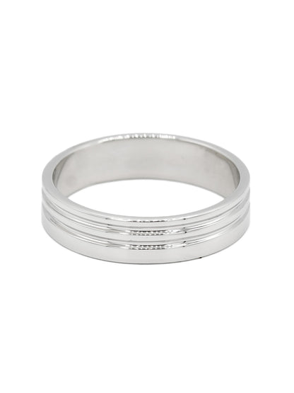 950 Platinum Mens Band Ring - Roop Darshan