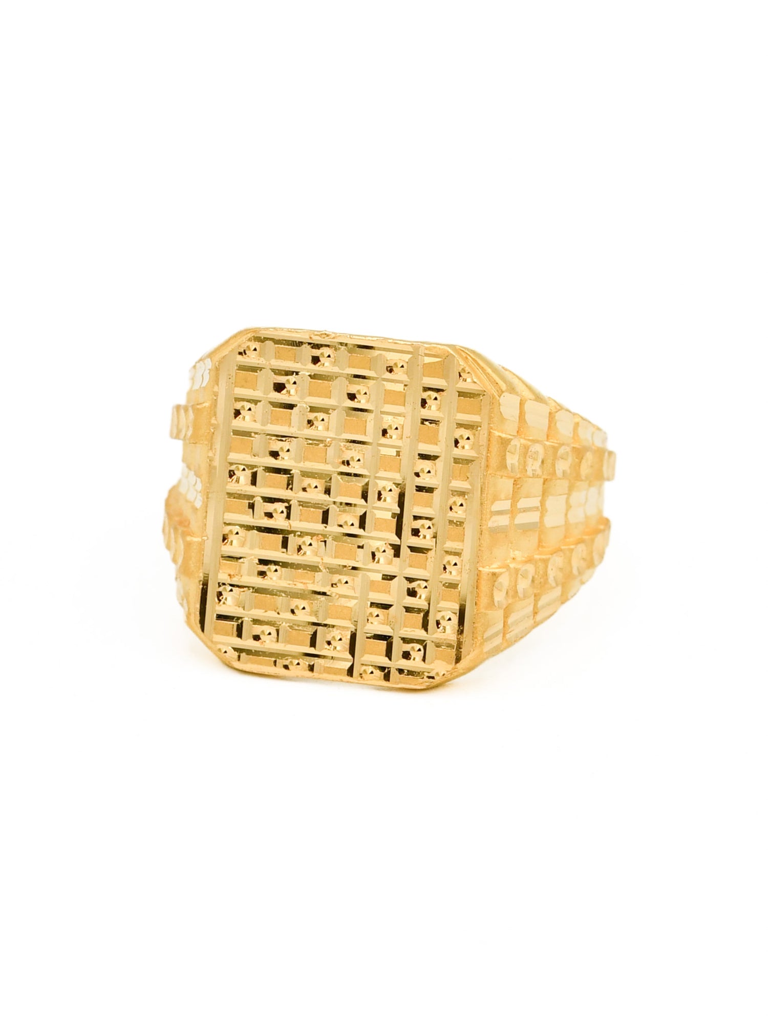 22ct Gold Mens Ring - Roop Darshan