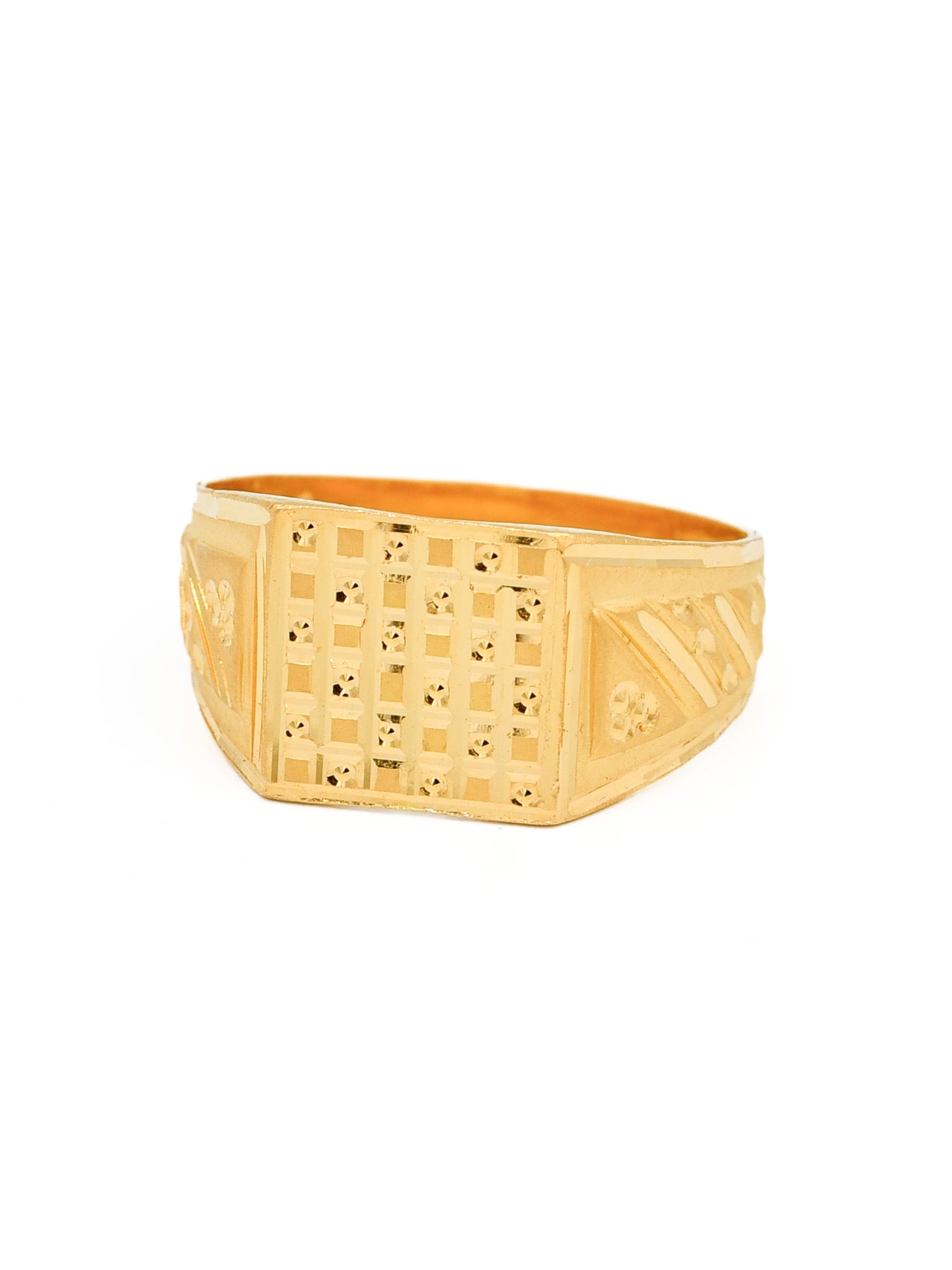 22ct Gold Mens Ring - Roop Darshan