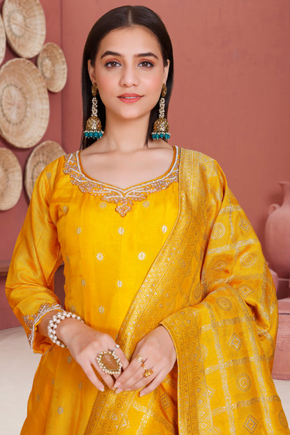 Misha Gown With Dupatta