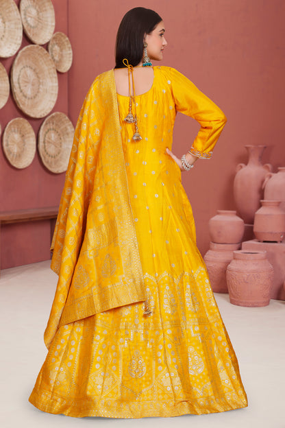 Misha Gown With Dupatta