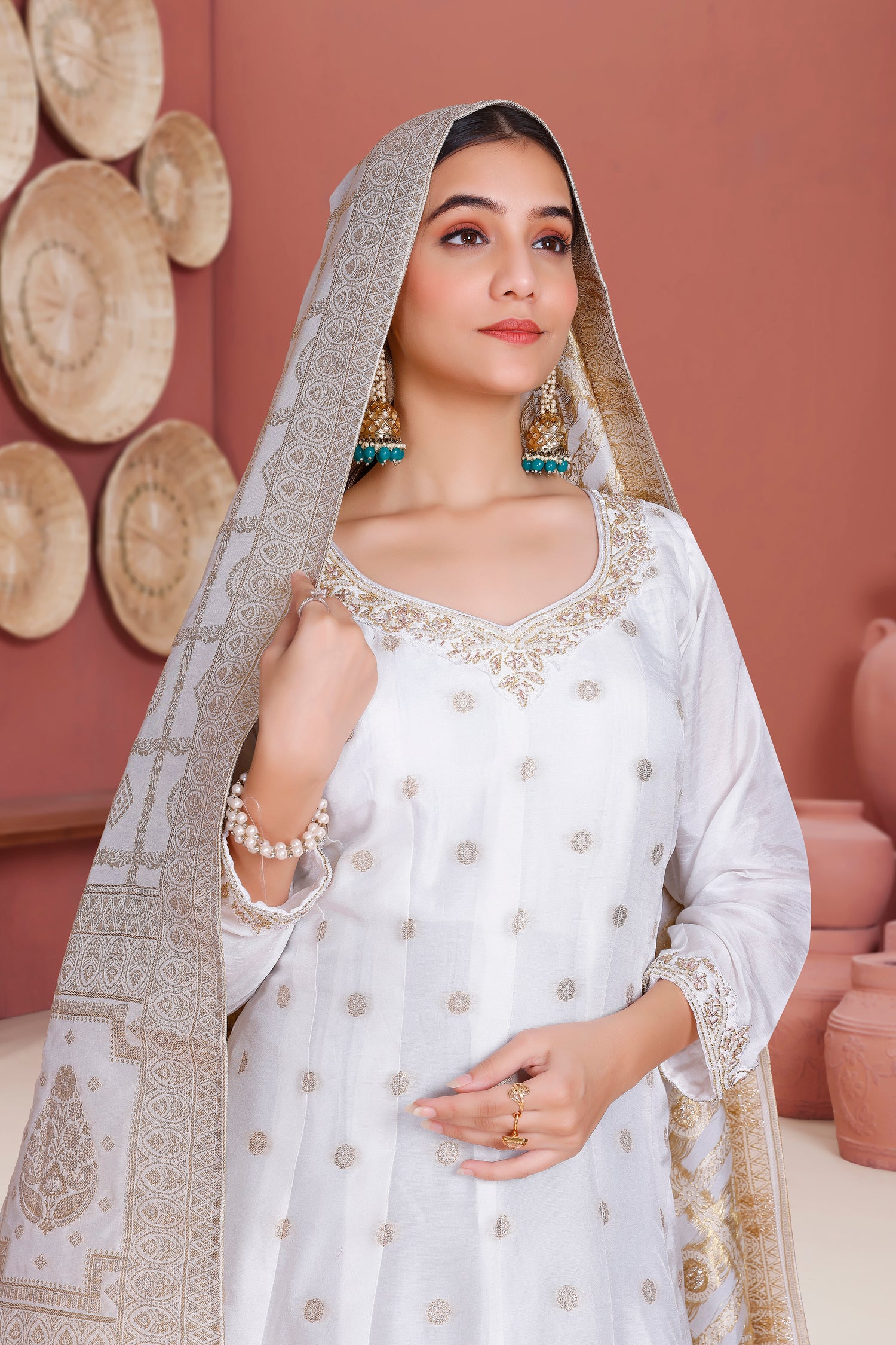 Misha Gown With Dupatta