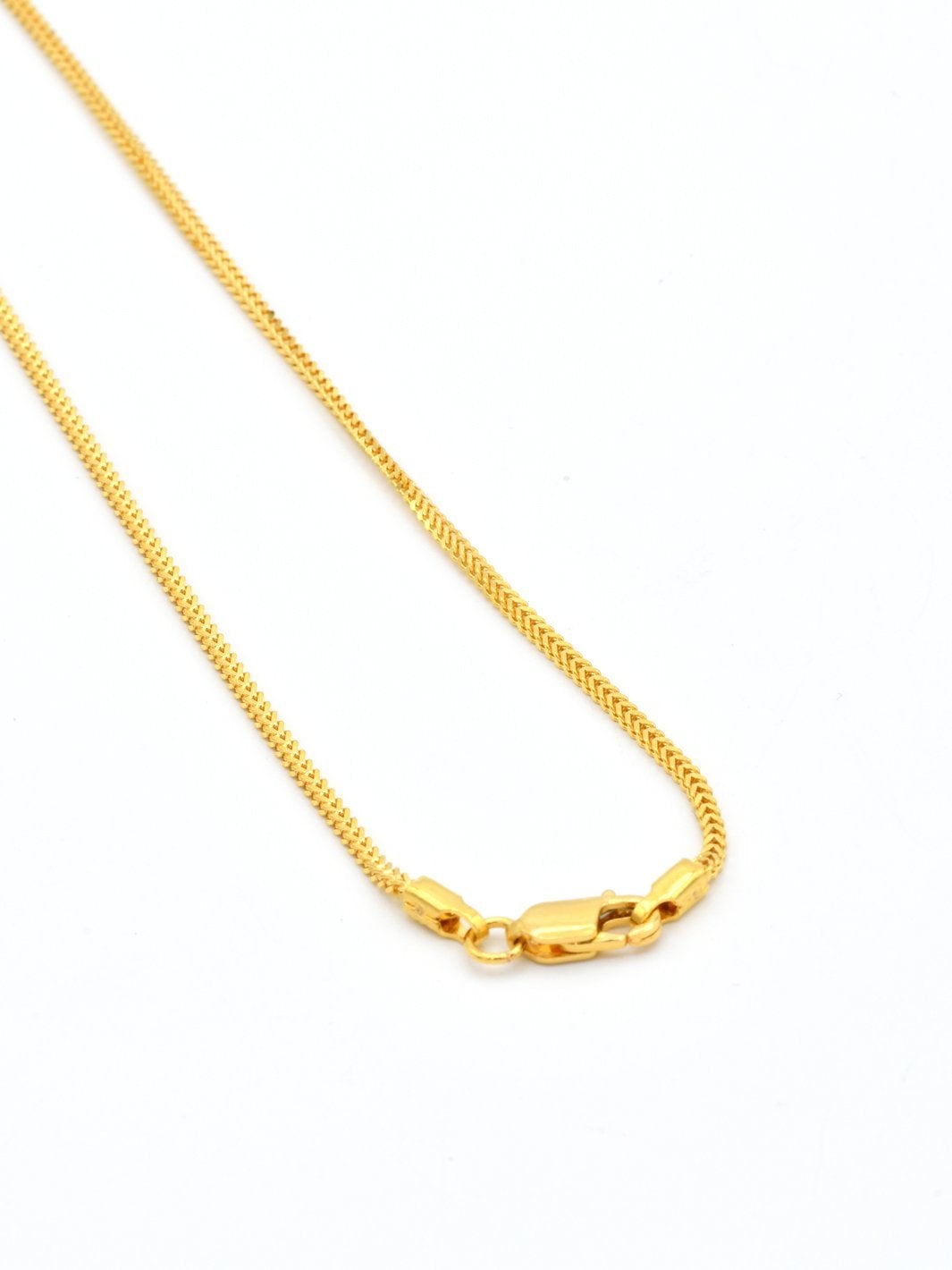 22ct Gold Fox Tail Chain - 40 cm