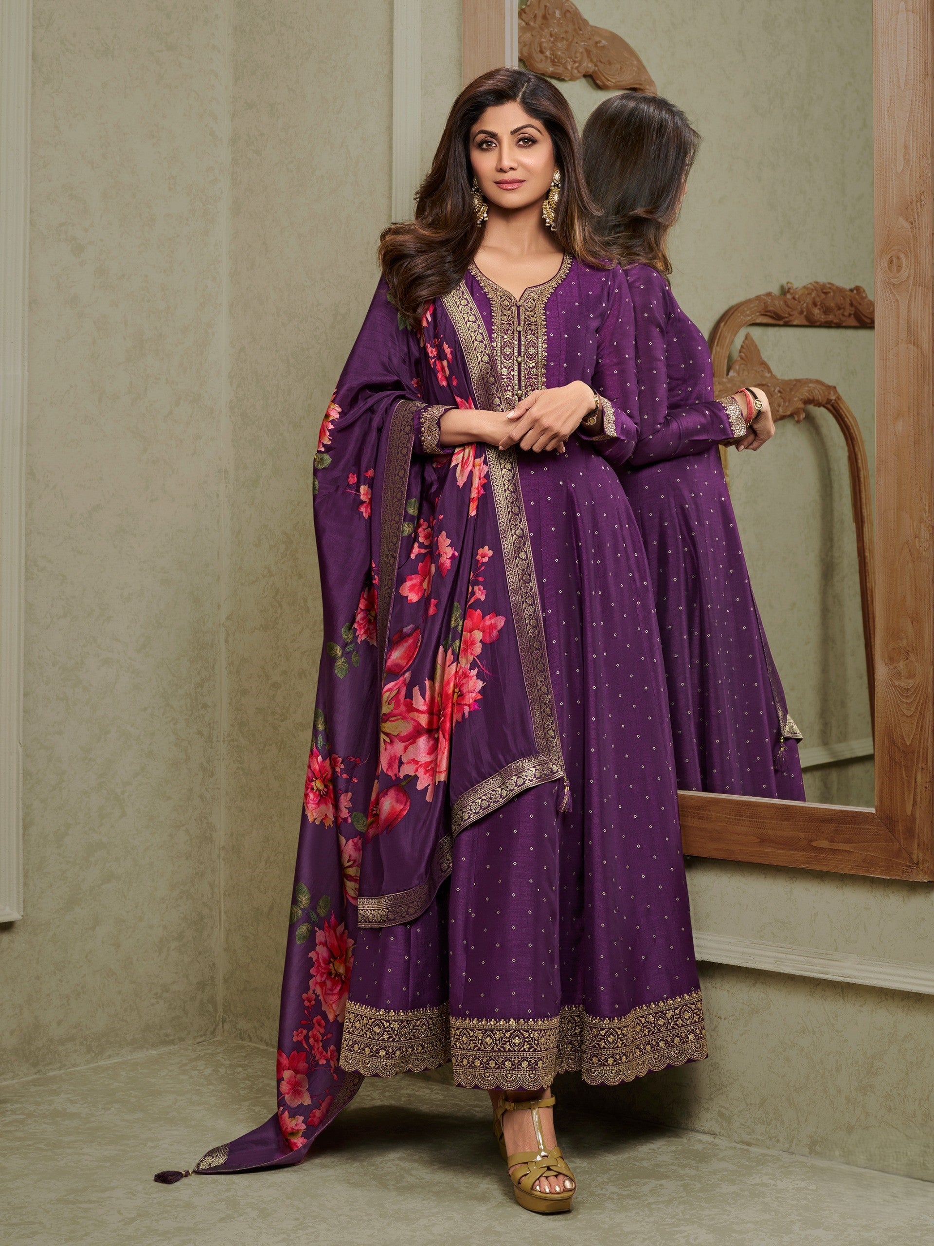 Siya Gown With Dupatta