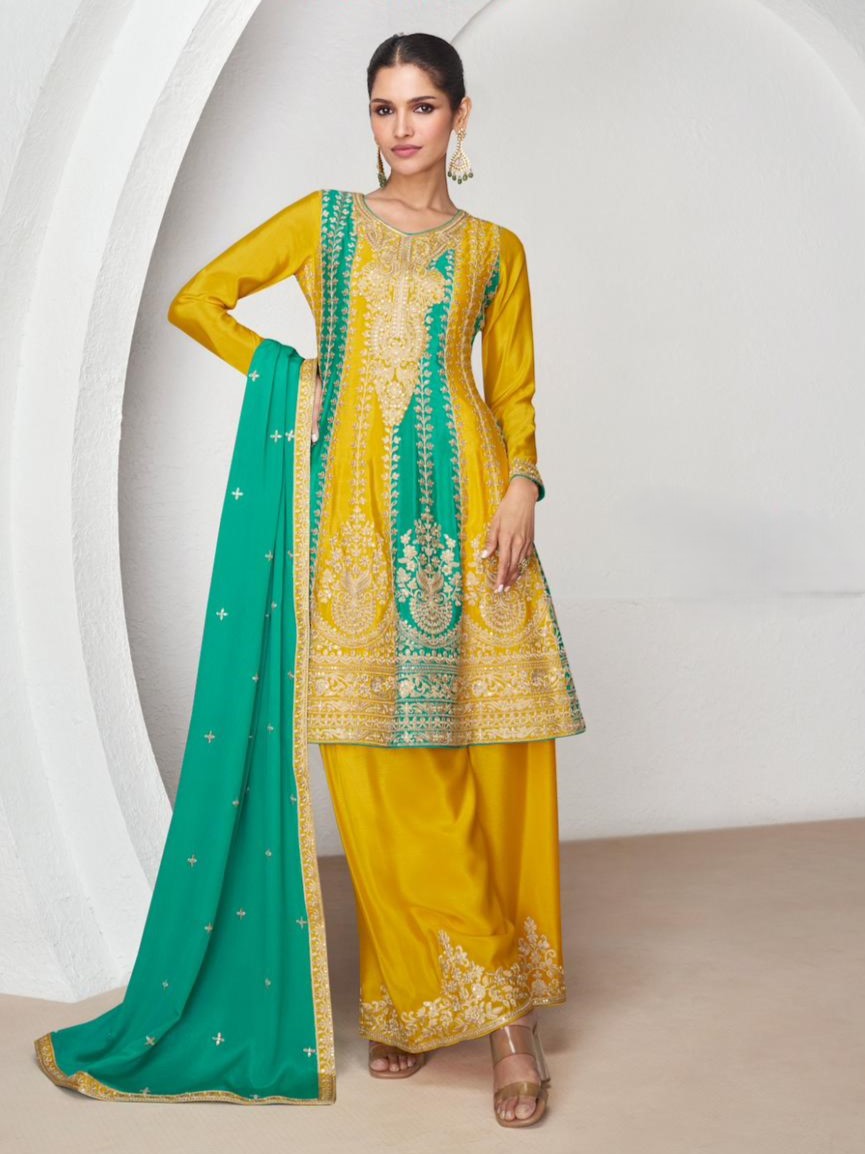 Henna Palazzo Suit