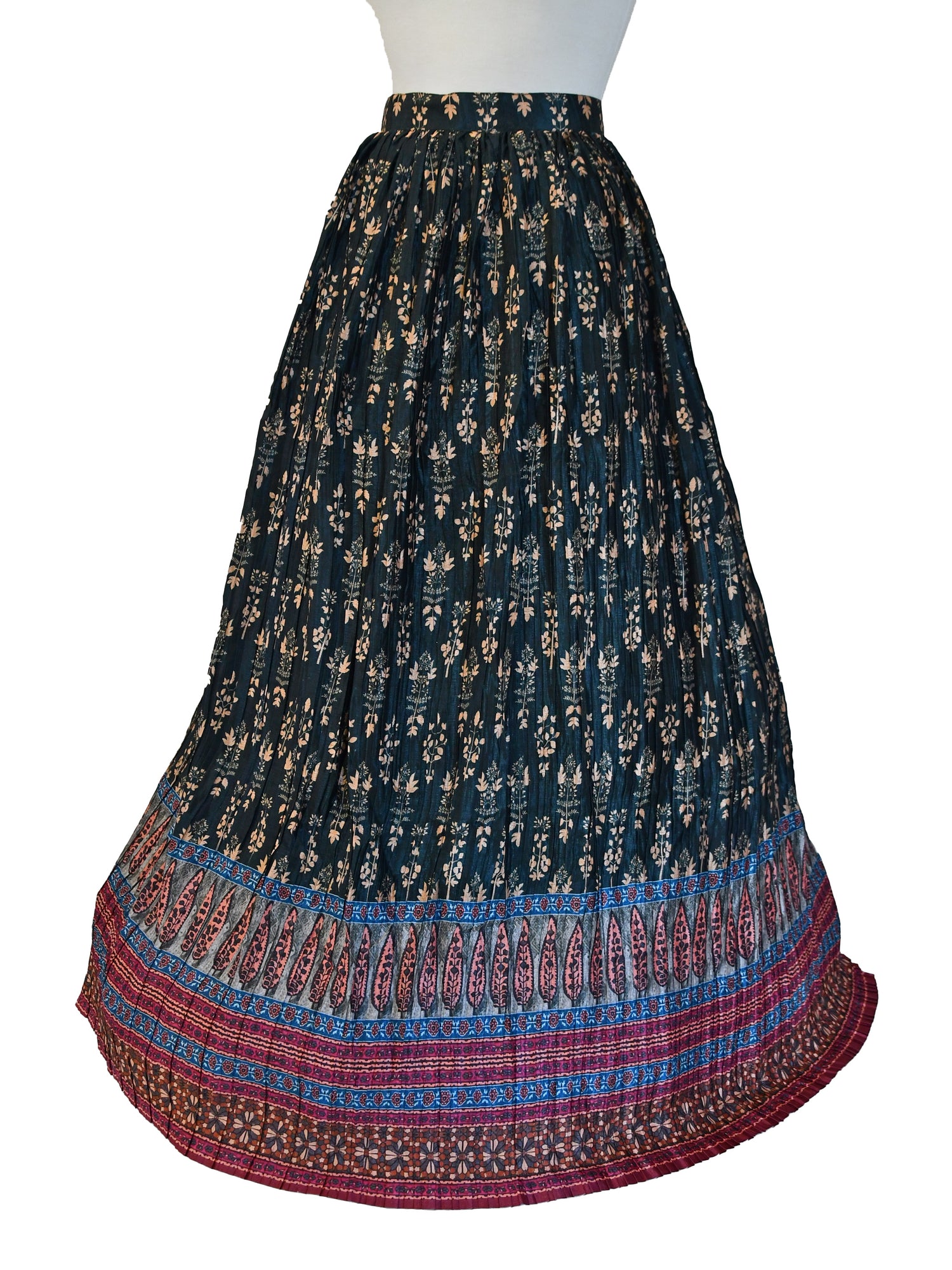 Maya Silk Printed Skirt