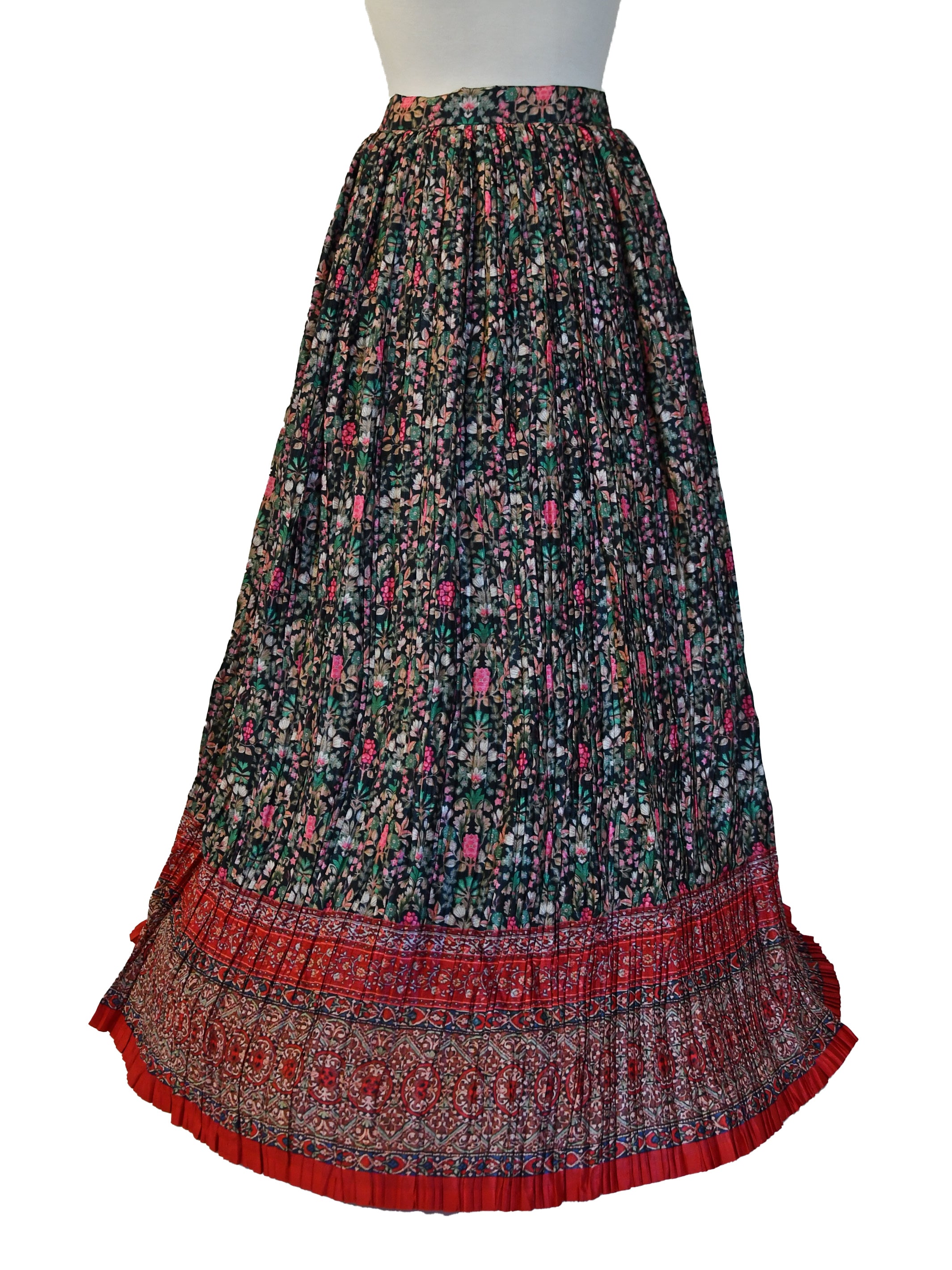 Maya Silk Printed Skirt