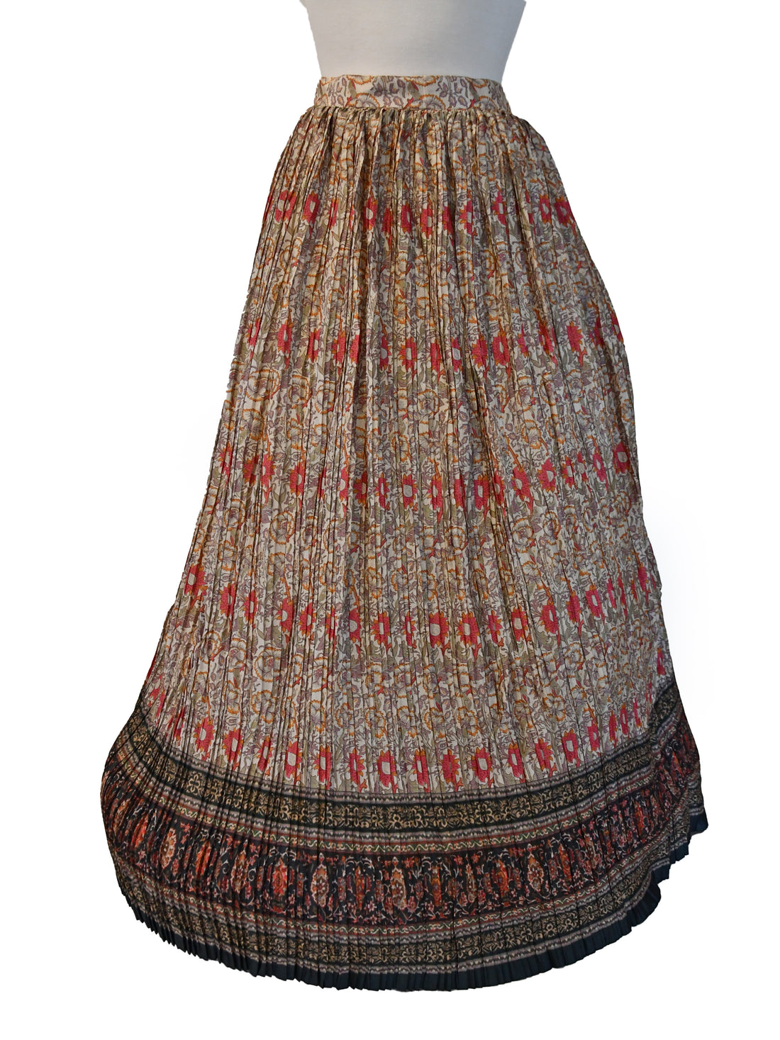 Maya Silk Printed Skirt