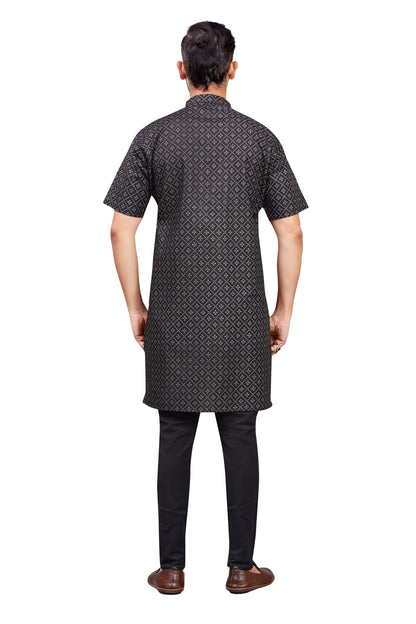 Mens Cotton Printed Kurta