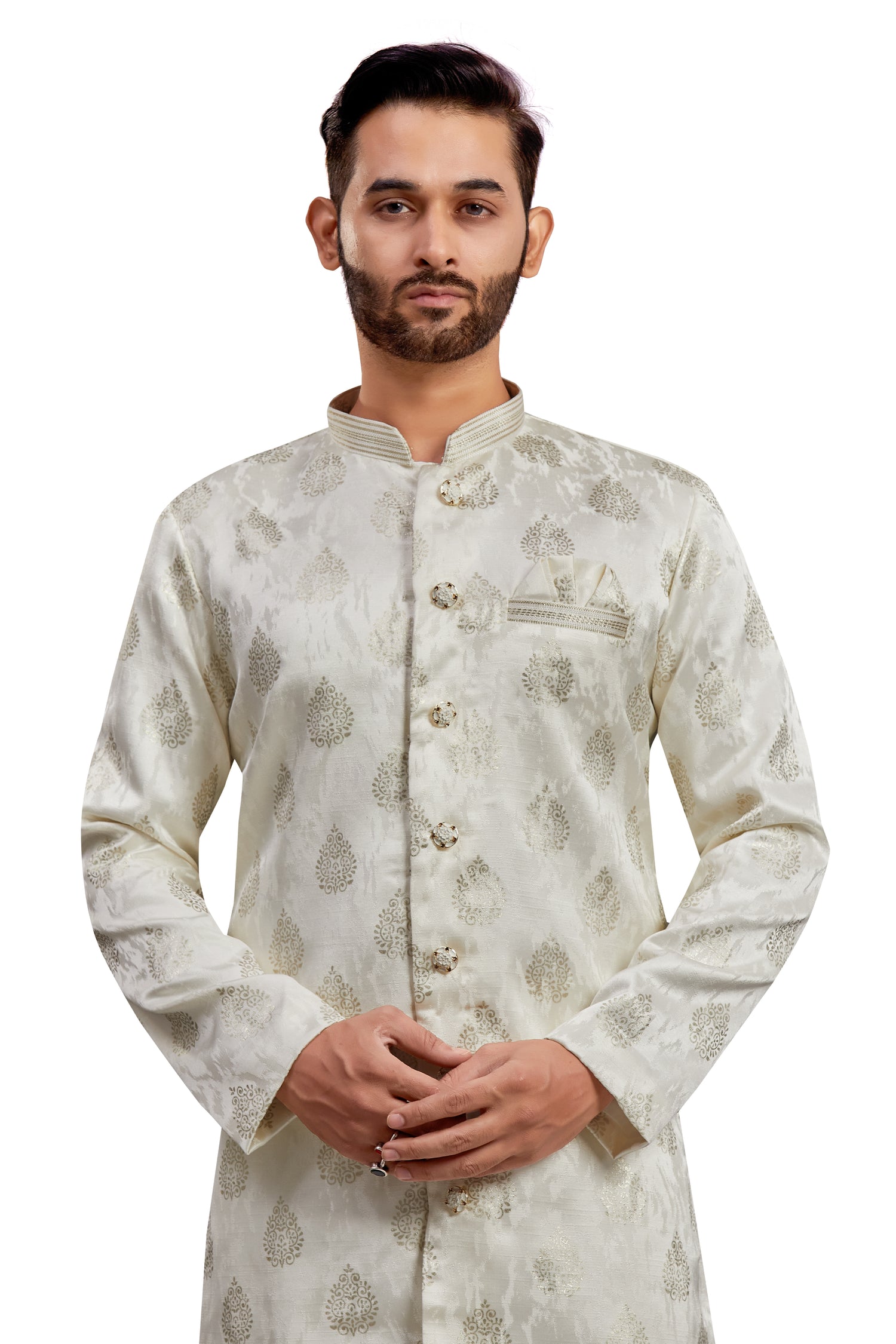 Mens Printed Kurta Set