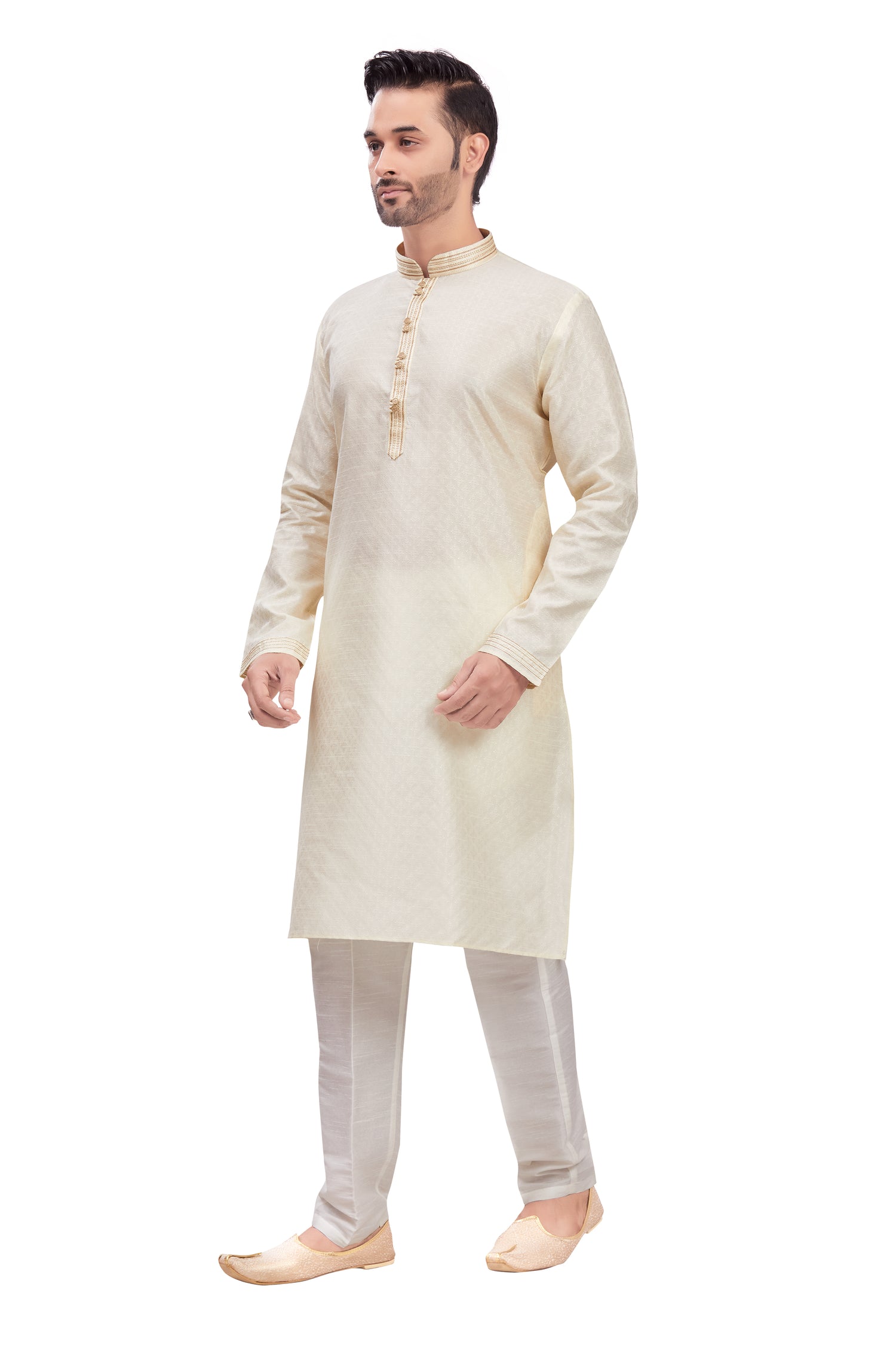 Mens Brocade Kurta Set