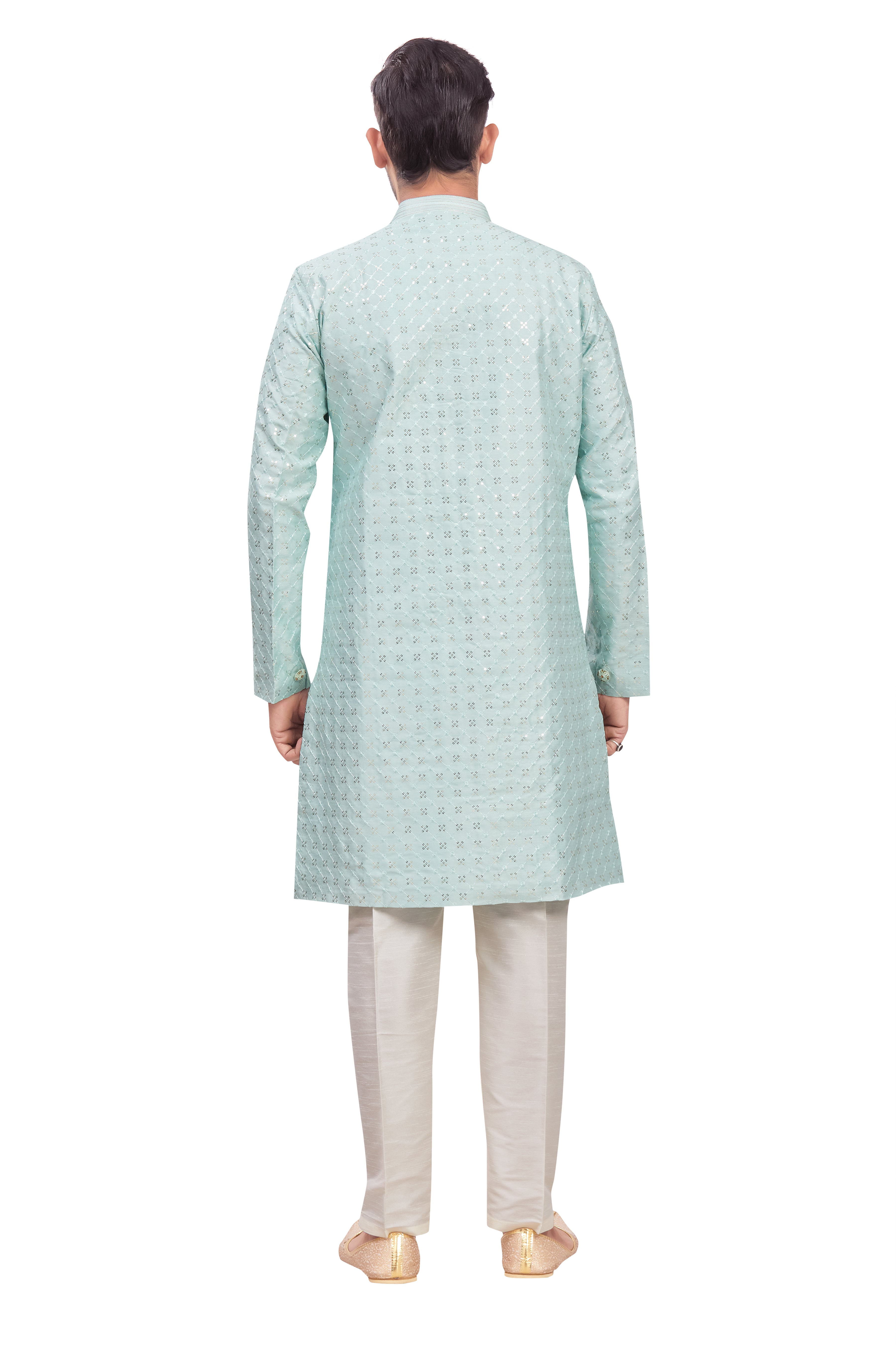 Mens Tiki Resham Kurta Set