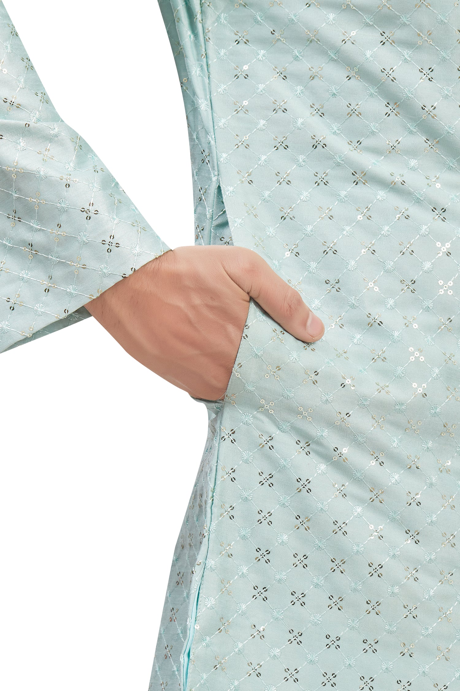 Mens Tiki Resham Kurta Set