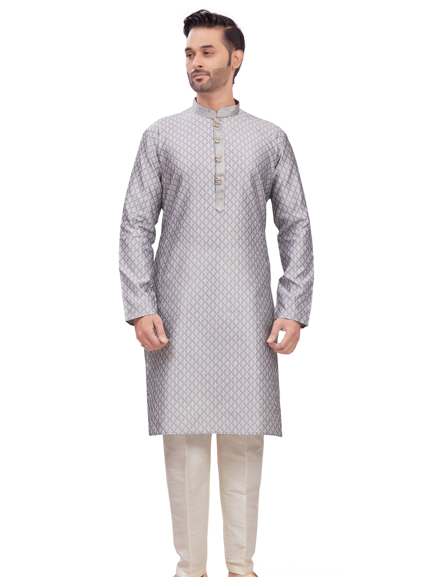 Mens Brocade Kurta Set