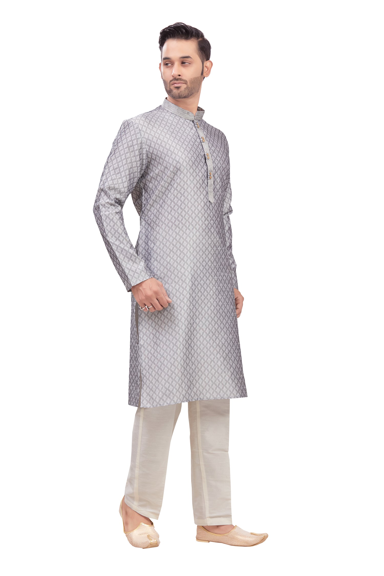 Mens Brocade Kurta Set