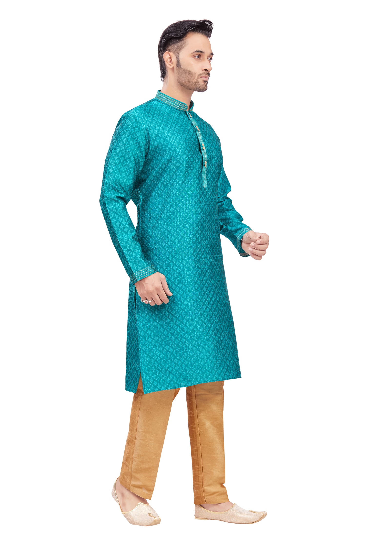 Mens Brocade Kurta Set