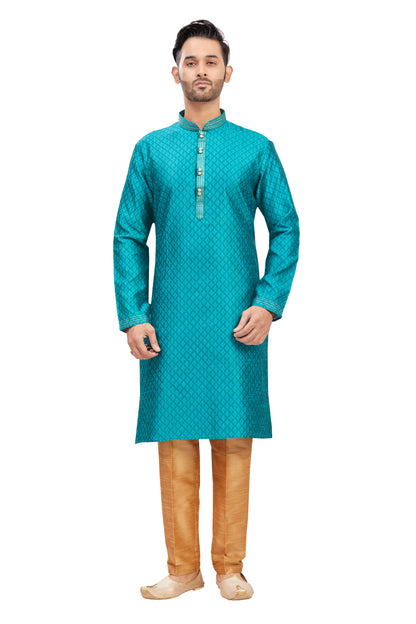 Mens Brocade Kurta Set